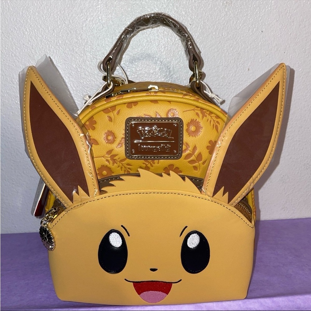 Exclusive Loungefly Pokemon Eevee Cosplay Convertible Mini Backpack